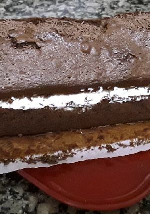 Una foto de Bizcocho de chocolate