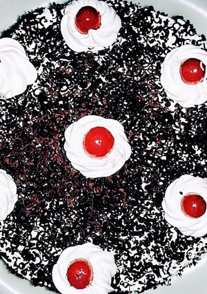 A picture of Black Forest Chocolate Cake.