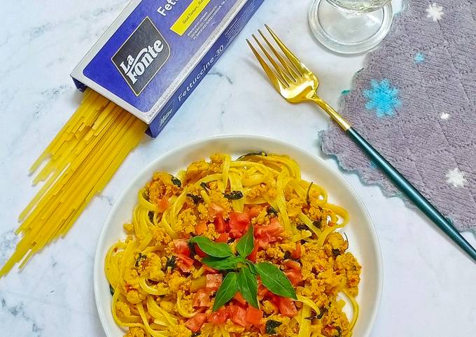 Cara Gampang Menyiapkan Fettuccine Rica Rica Anti Gagal