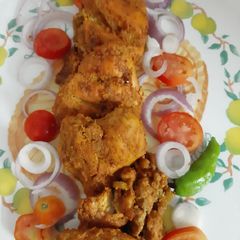 A picture of Chicken tikka in my style.