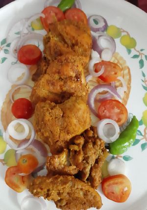 A picture of Chicken tikka in my style.