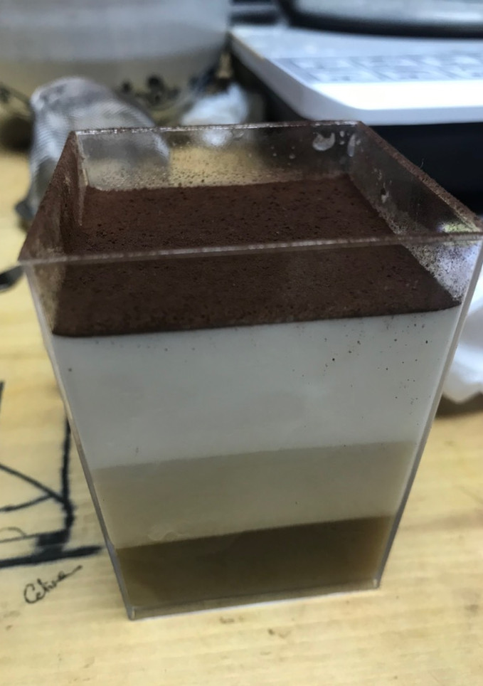 簡易三色咖啡奶凍 的食譜成品照片