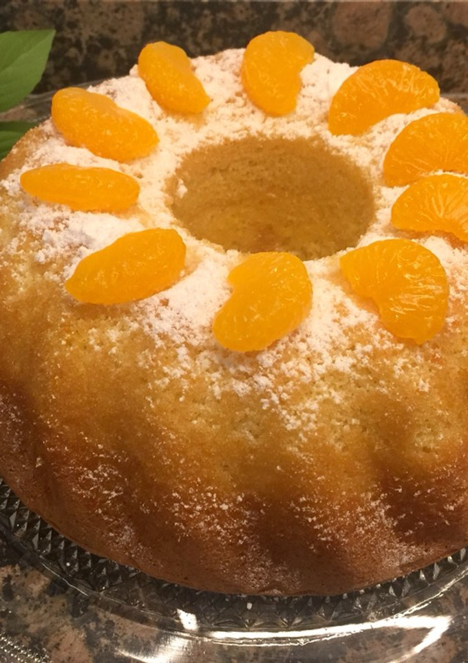 Una foto de Bizcocho de Mandarina
