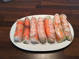 Rollito de primavera crudo