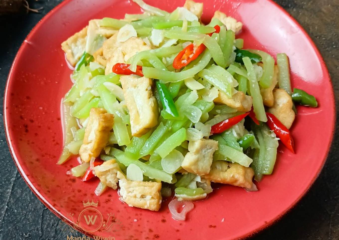 Oseng Labu Siam dan Tahu