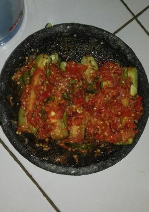 Foto resep Terong sambal penyet