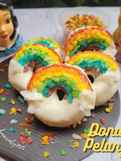 Foto resep 238. Donat Pelangi