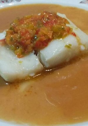 Foto principal de Bacalao a baja temperatura con salsa americana