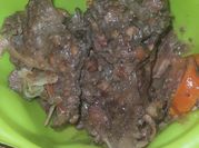 Gambar balungan ayam bumbu kacang