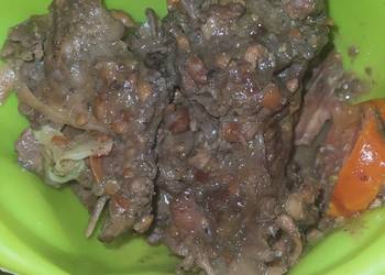 Resep Unik Tongseng balungan ayam bumbu kacang Ala Warteg