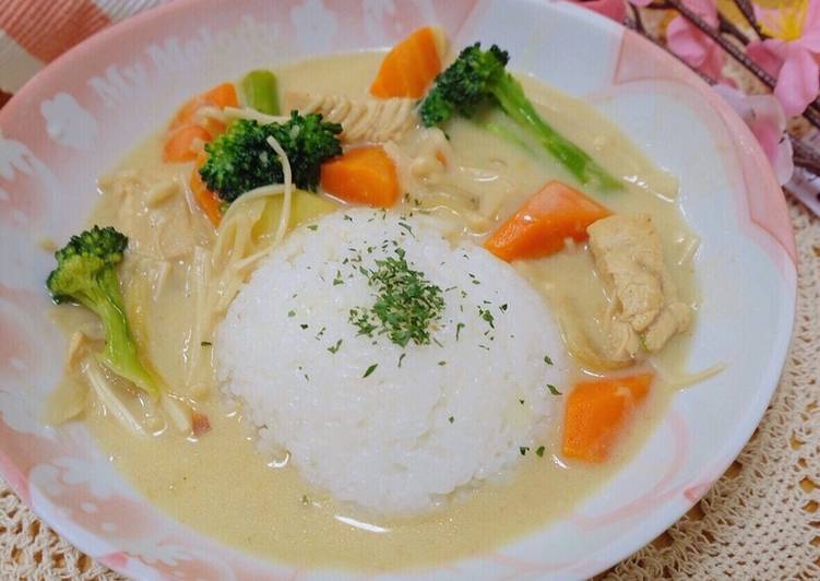 HokkaIdo stew super gampang and yummy 💕 (white curry)
