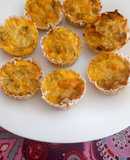 🥧Miniquiches con masa casera de dos sabores 🦐 y 🧀 🇨🇵