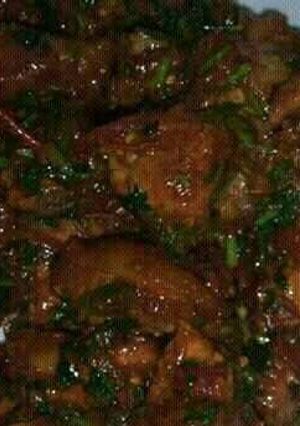 A picture of Wet fried chicken.