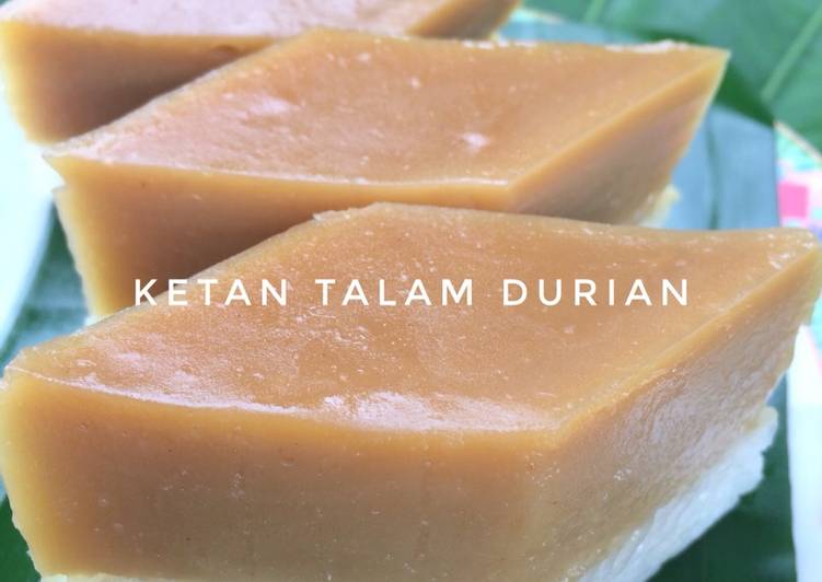 IDE #Resep Ketan Talam Durian kue harian