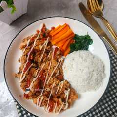 Chicken Steak ala-ala dengan Sayur Rebus-レシピのメイン写真