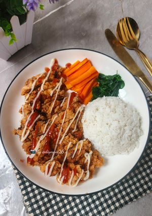 Foto resep Chicken Steak ala-ala dengan Sayur Rebus