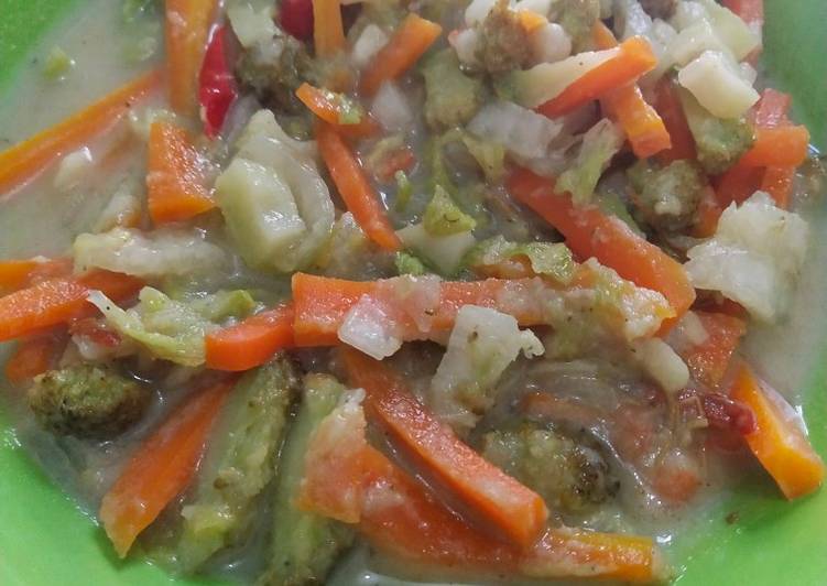 Resep Capcay kuah bumbu sederhana yang Enak Banget