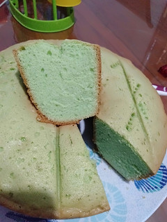 Foto resep Bolu pandan santan