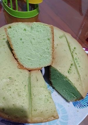 Foto resep Bolu pandan santan