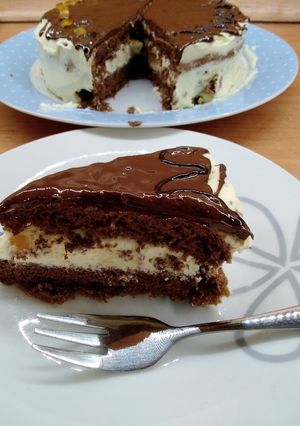 Narancsos, csokoládétorta recept fotója