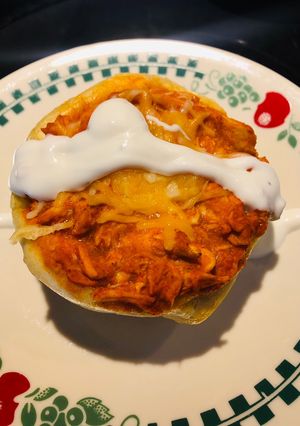 A picture of Spicy 🥵 Buffalo Chicken 🐔 Cups.