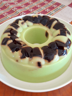 Foto resep Puding Alpukat Santan Cincau snack MPASI