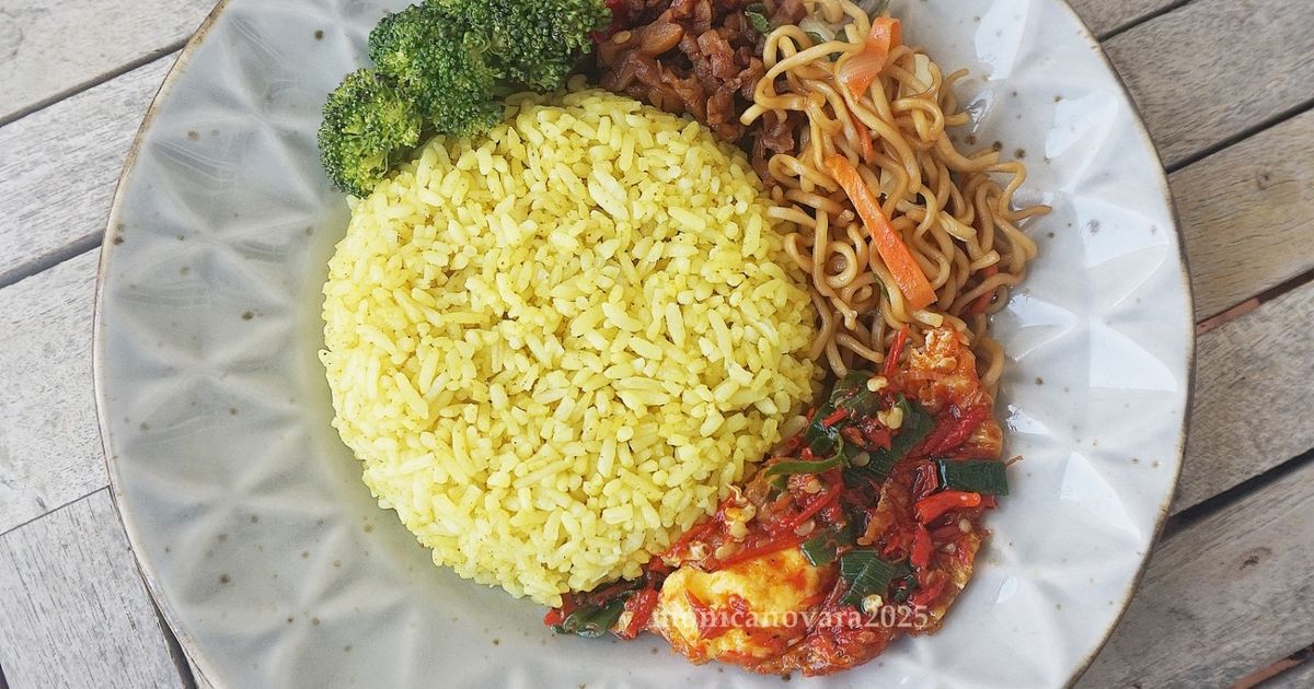 Nasi Kuning Harum Rempah a la CAP IBU