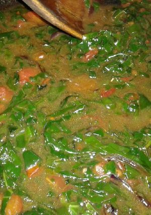 A picture of Nderema (vine spinach)#author marathon.