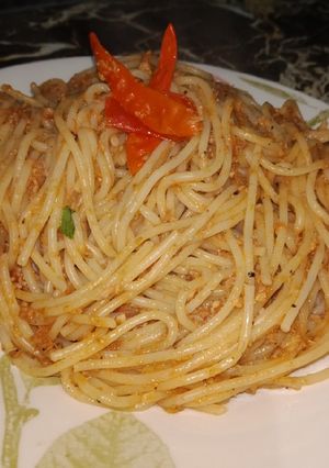 صورة لوصفة نودلز التونه 🍝