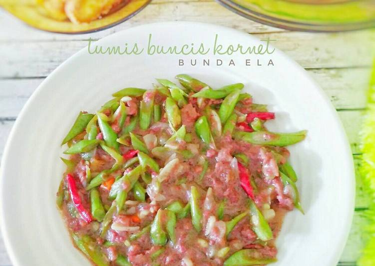 Resep Tumis Buncis Kornet Lezat