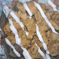 A picture of Chicken bbq rice.