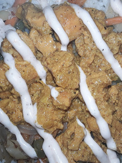 A picture of Chicken bbq rice.