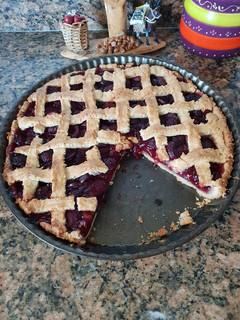Una foto de Tarta de cerezas