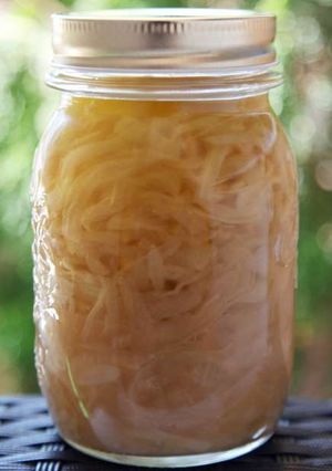 A picture of Onion Marmalade in olive oil.