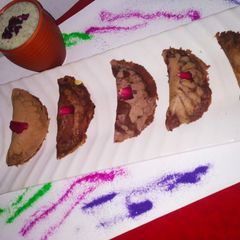 Chocolet Mawa thandai Gujiya A picture of Chocolet Mawa thandai Gujiya.