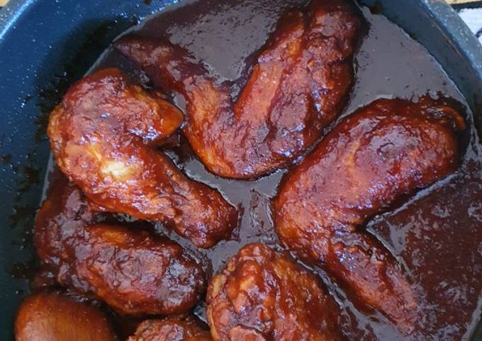 Ini dia! Resep  bikin Korean chicken wings / yangnyeom chicken dijamin nagih banget