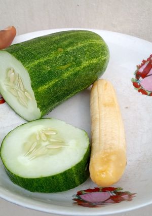 A picture of Cucumber & Banana Snack.