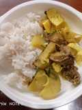 H242. Ati Ayam, Tahu dan Terong Kuah Kuning (13 month+)