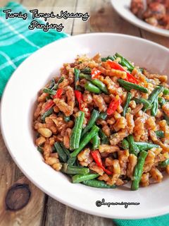 Foto resep Tumis Tempe Kacang Panjang