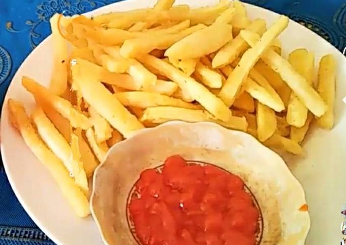 Cara Gampang Membuat Kentang goreng crispy yang Enak Banget