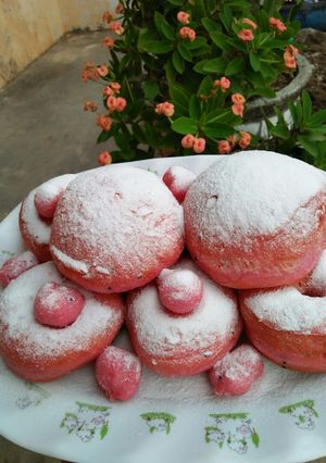 Foto resep Donat buah naga