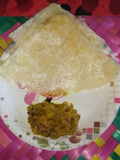 चावल का डोसा (chawal ka dosa Recipe in Hindi) रेसिपी मुख्य फोटो