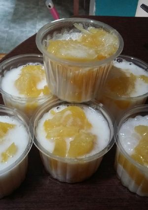 Foto resep Singkong mangga kuah santan
