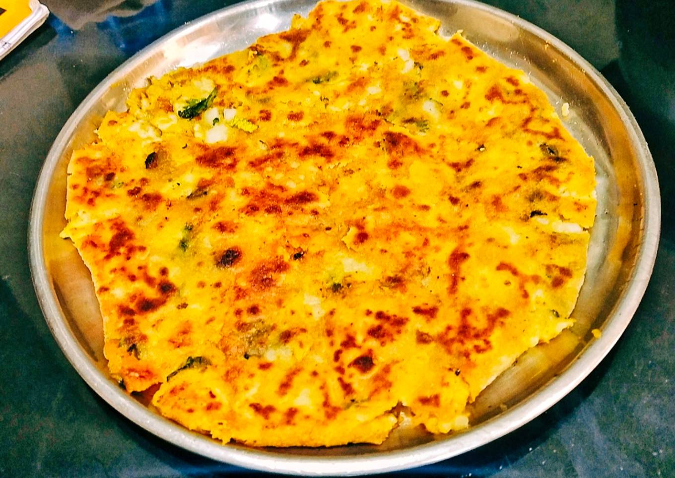 Simple Way to Prepare Homemade Dhabha Style Aaloo Paratha