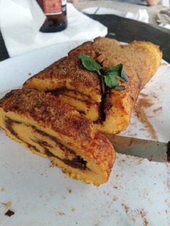 Foto de Torta de laranja húmida saudável