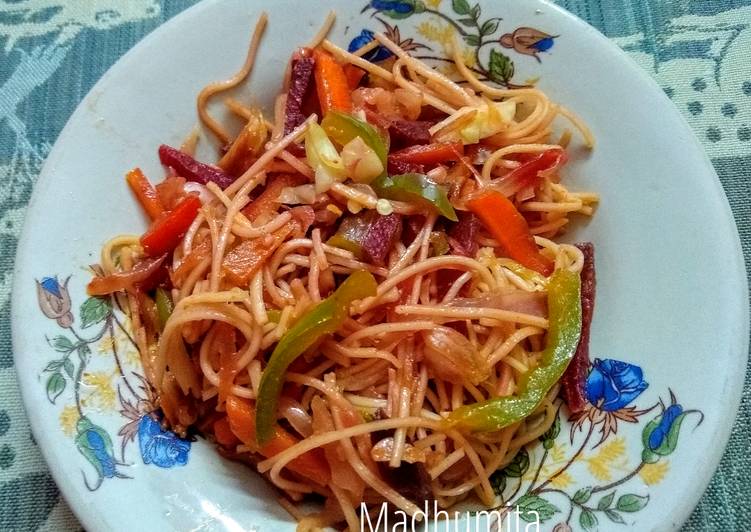 Recipe of Ultimate Veg Chowmein