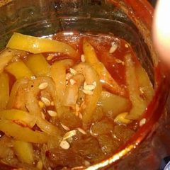 A picture of Galgal ka khatta mitha achaar.