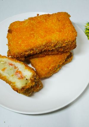 Foto resep Roti goreng isi ragout
