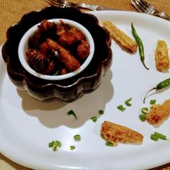 A picture of Chilli babycorn.