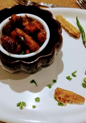 A picture of Chilli babycorn.